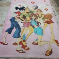 فرش مدل باربی کودک|فرش|لنگرود, |دیوار