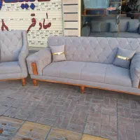 مبل ۷ نفره ۱۰ ماه واقعی|مبلمان خانگی و میز عسلی|خمینیشهر, |دیوار