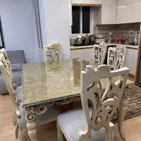 میز غذاخوری شش نفره