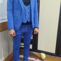 کت و شلوار دامادی آک آک رنگ خاص و کامل