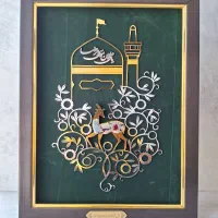 قاب فرش متبرک حرم مطهر امام رضا(ع) طرح آهو