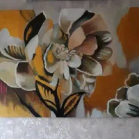 میز جلو مبلی وتابلو