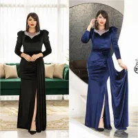 ماکسی مخمل بسیار زیباو پر فروش کد 1010