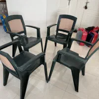 ۴ عدد صندلی پلاستیکی محکم