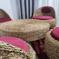 میز و صندلی حصیری|میز و صندلی غذاخوری|صفادشت, |دیوار