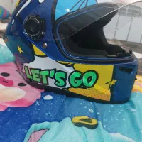 ست کلاه کاسکت و لباس  کاملا نو