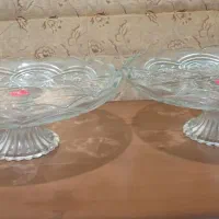 دو عدد ظرف میوه بلوری|ظروف سرو و پذیرایی|سمنان, |دیوار