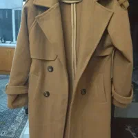 پالتو فوتر سایز ۴۴ تا ۴۶ میخوره یکبار پوشیده شده
