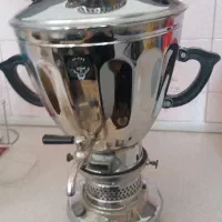 سماور  نفتی  برنجی  باجعبه