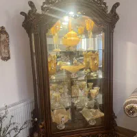 ویترین منبت کار دست لوکس و کلاسیک|بوفه، ویترین، کنسول|قم, بنیاد|دیوار
