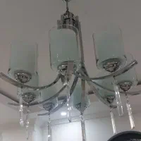 لوستر کروم مدل کارن|لوستر و چراغ آویز|اراک, |دیوار