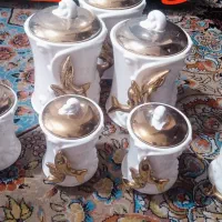 پا سماوری 7تیکه سرامیکی