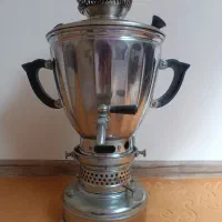 سماور نفتی استیل پایه‌دار