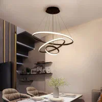 لوستر مدرن led سه حلقه 70-50-30|لوستر و چراغ آویز|کرج, کیانمهر|دیوار