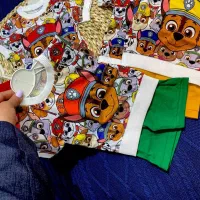 کارخانه عمده-ست پنبه اسپان پسر اویزی فول چاپ|کفش و لباس بچه|بندرعباس, |دیوار