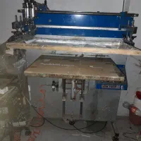 دستگاه چاپ سیلک و پمپ باد ۳۵۰ لیتری|ابزارآلات|کردکوی, |دیوار