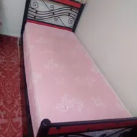 تخت یک نفره فلزی باتشک رویال|تخت و سرویس خواب|بروجرد, |دیوار