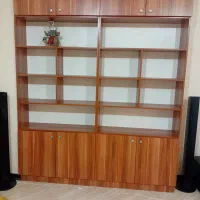 فروش کتابخانه چوب راش ۶تیکه سفارشی ساز