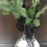 گلدان سالم با ۴ عدد گل مصنوعی