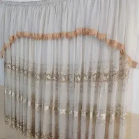 تعدادی پرده|پرده، رانر، رومیزی|حمیدیا, |دیوار