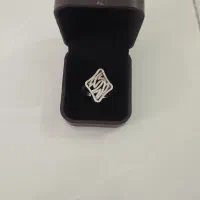 انگشتر نقره مدل جواهر