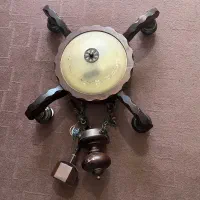 لوستر چوبی|لوستر و چراغ آویز|کرمان, |دیوار