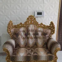 مبل سلطنتی(استیل) و ویترین|مبلمان خانگی و میز عسلی|لنجان, |دیوار