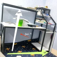 کمد و میز تحریر|کتابخانه، شلف، قفسه‌های دیواری|ری, ظهیرآباد|دیوار