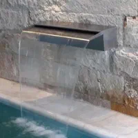 نازل فواره استیل آبنما پرده آب بارانی دیواری کرتین|مصالح و تجهیزات ساختمان|یزد, |دیوار