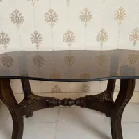 میز و صندلی ۴نفره میز وسط و دوتا عسلی