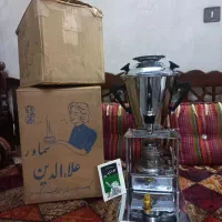 سماور نفتی علاالدین چراغ گردسوز خوراکپزی عتیقه نو