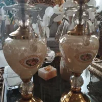 یک جفت شمعدان کاملا نو|لوستر و چراغ آویز|اسلام‌شهر, شهرک امام حسین (میان آباد)|دیوار