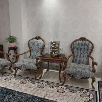 مبلمان استیل ۱۰ نفره|مبلمان خانگی و میز عسلی|نسیمشهر, |دیوار