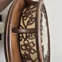 لوستر چوبی ۵ شاخه|لوستر و چراغ آویز|رودسر, |دیوار