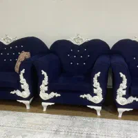 مبل به همراه میز عسلی خیلی تمیز|مبلمان خانگی و میز عسلی|آستانه اشرفیه, |دیوار