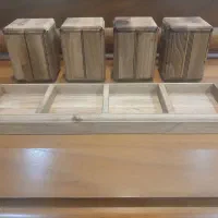 ساخت جای ادویه با چوب گردو