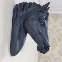 دیوارکوب کله اسب پلی استری