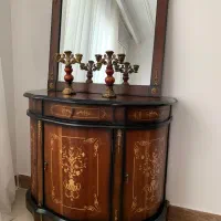 کنسول چوبی با اینه