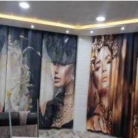 پرده رخ مدل پانج|پرده، رانر، رومیزی|سلماس, |دیوار