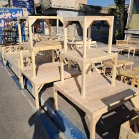 کرسی چوبی باسکوک سبک جدید با ۱۹ دیاق سفارشی فول|بخاری، هیتر، شومینه|تهران, شهرک ولیعصر جنوبی|دیوار