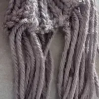 شال گردن درشت دانه دستباف|لباس|شیراز, ریشمک|دیوار