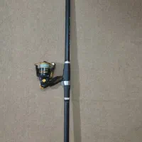 چوب ماهیگیری به همراه چرخ(موتور)