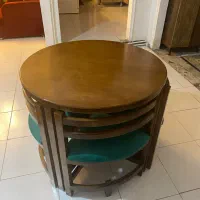 میز ناهارخوری ۴ نفره گرد
