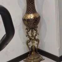 گلدان عطیقه برنجی