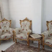 مبل سلطنتی ۹ نفره در حد|مبلمان خانگی و میز عسلی|نسیم‌شهر, |دیوار
