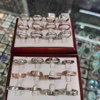 حلقه ست نقره حلقه نامزدی نقره|جواهرات|شیراز, شاهچراغ|دیوار