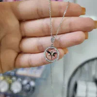 پلاک زنجیر حلقه ایه نقره|بدلیجات|کرمانشاه, |دیوار