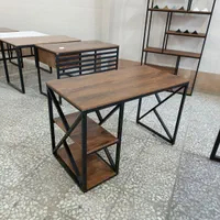 میز کار ساده میز کنفرانس میز مدیریت طرح ال آهنی