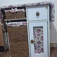 ست میز اتو و سبد سیب زمینی پیاز کابینتی ام دی اف