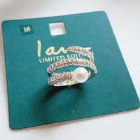 انگشتر نقره ای نگین دار با تک مروارید سفید|بدلیجات|اسلامشهر, شهرک لاله|دیوار